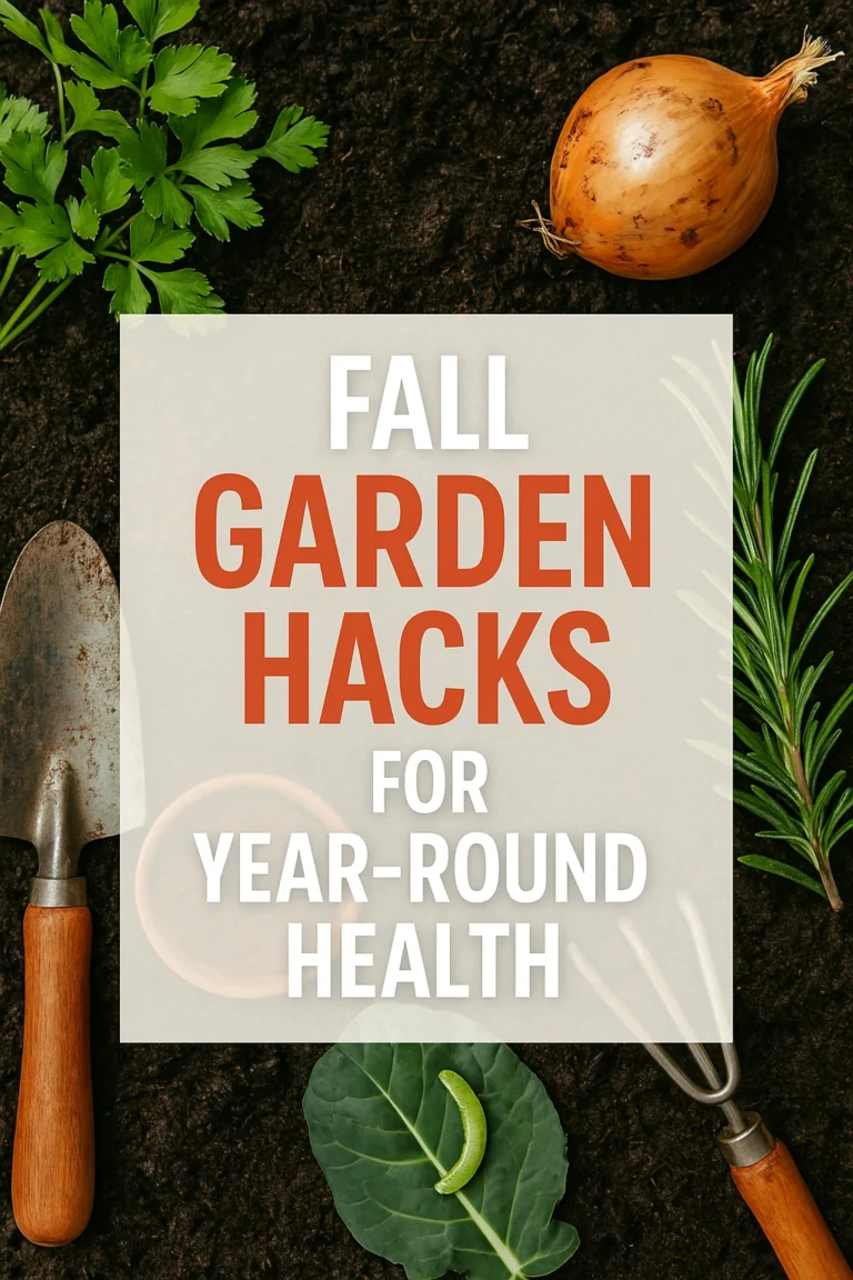 Fall Garden Hacks for Year-Round Health
