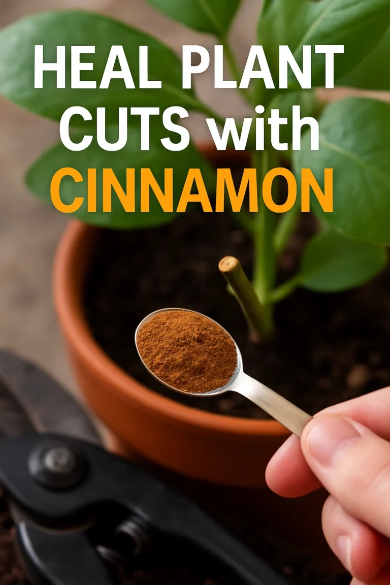 Heal Plant Cuts with Cinnamon