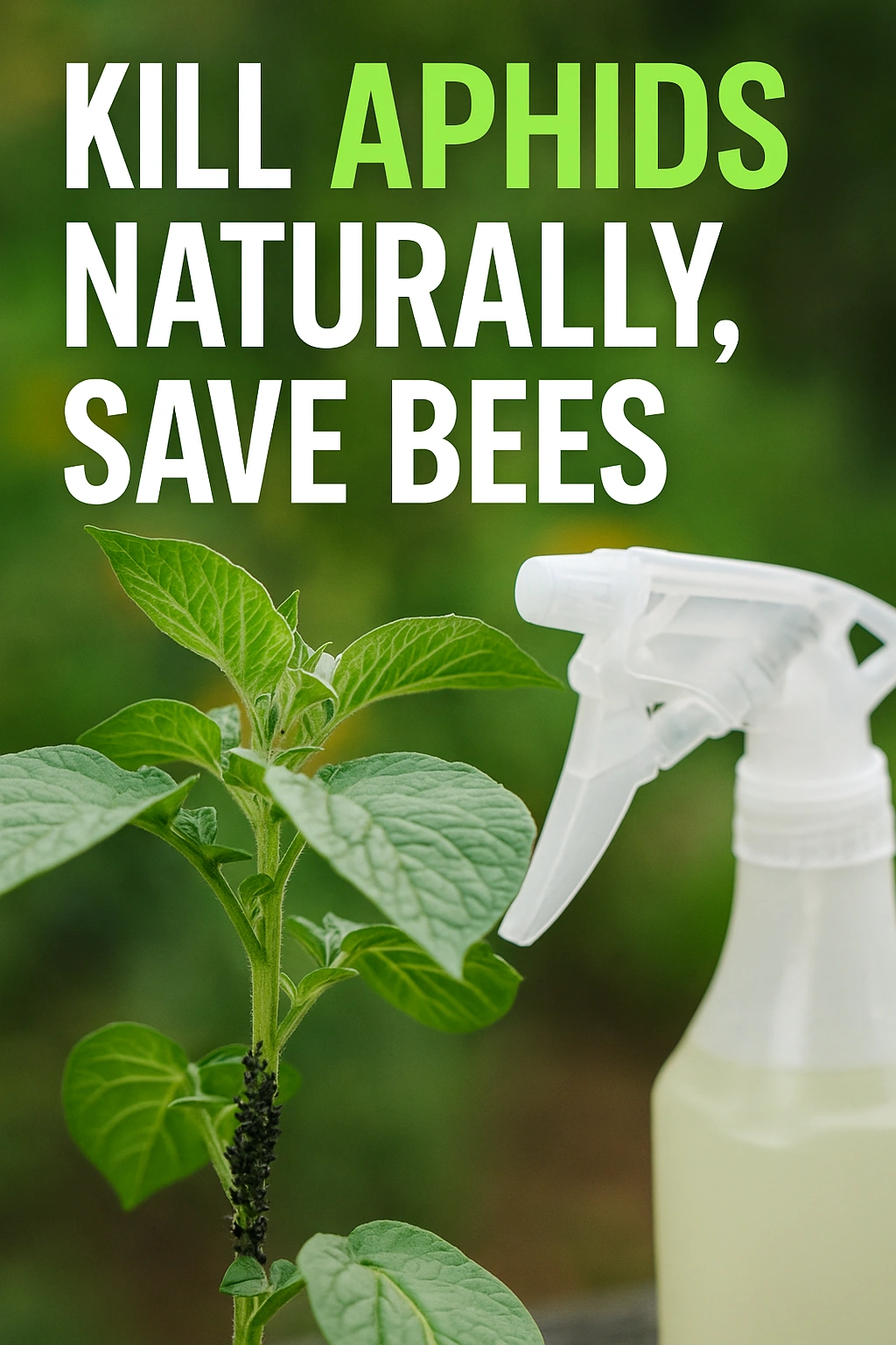 Kill Aphids Naturally, Save Bees