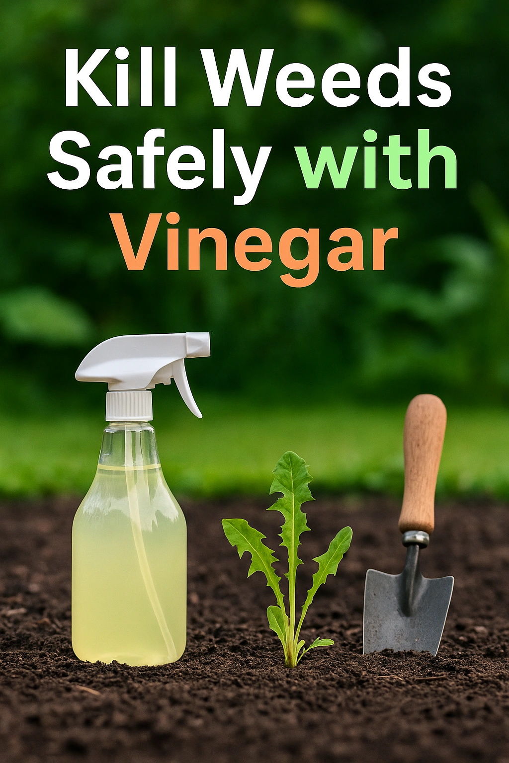 Kill Weeds Safely with Vinegar