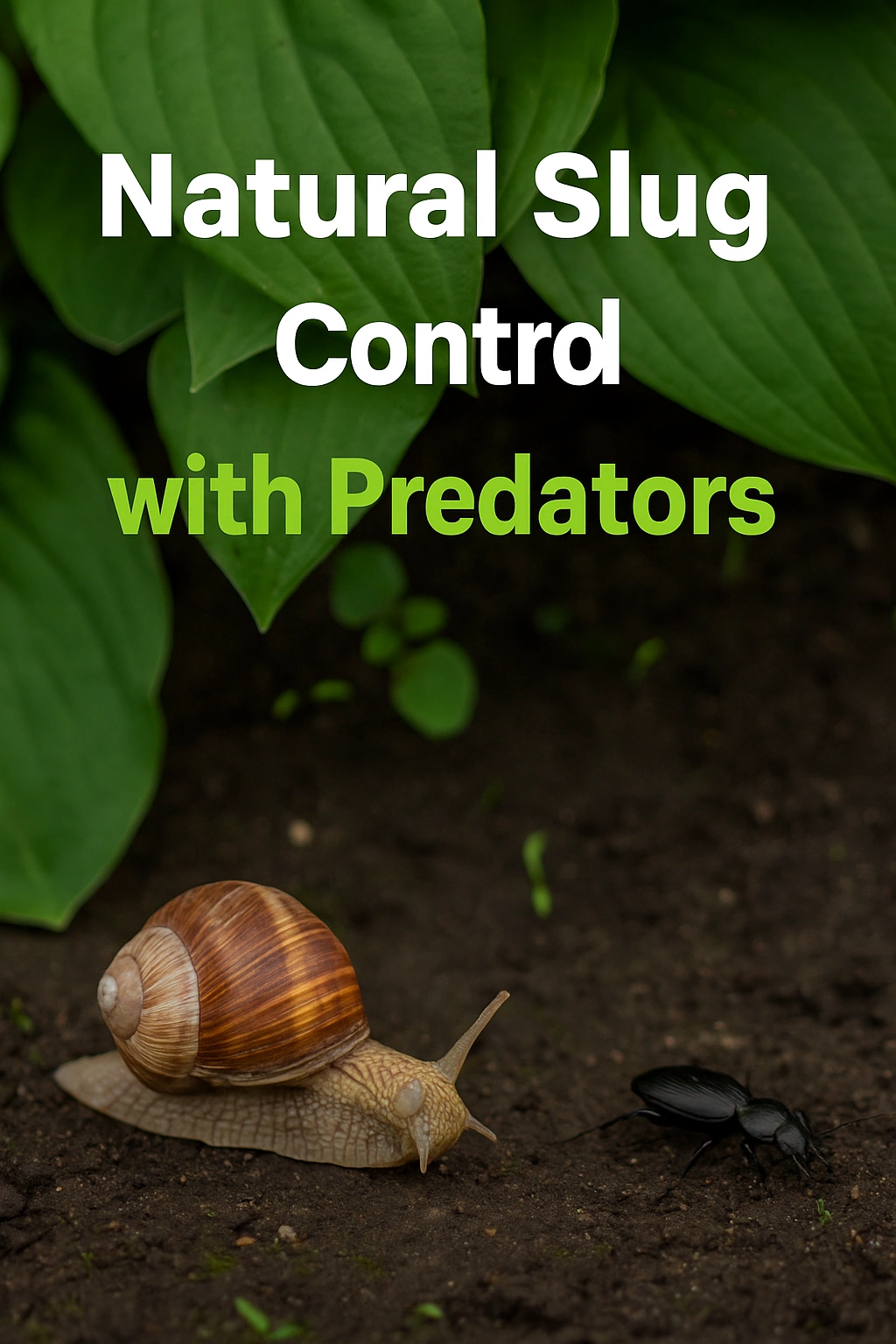 Natural Slug Control with Predators
