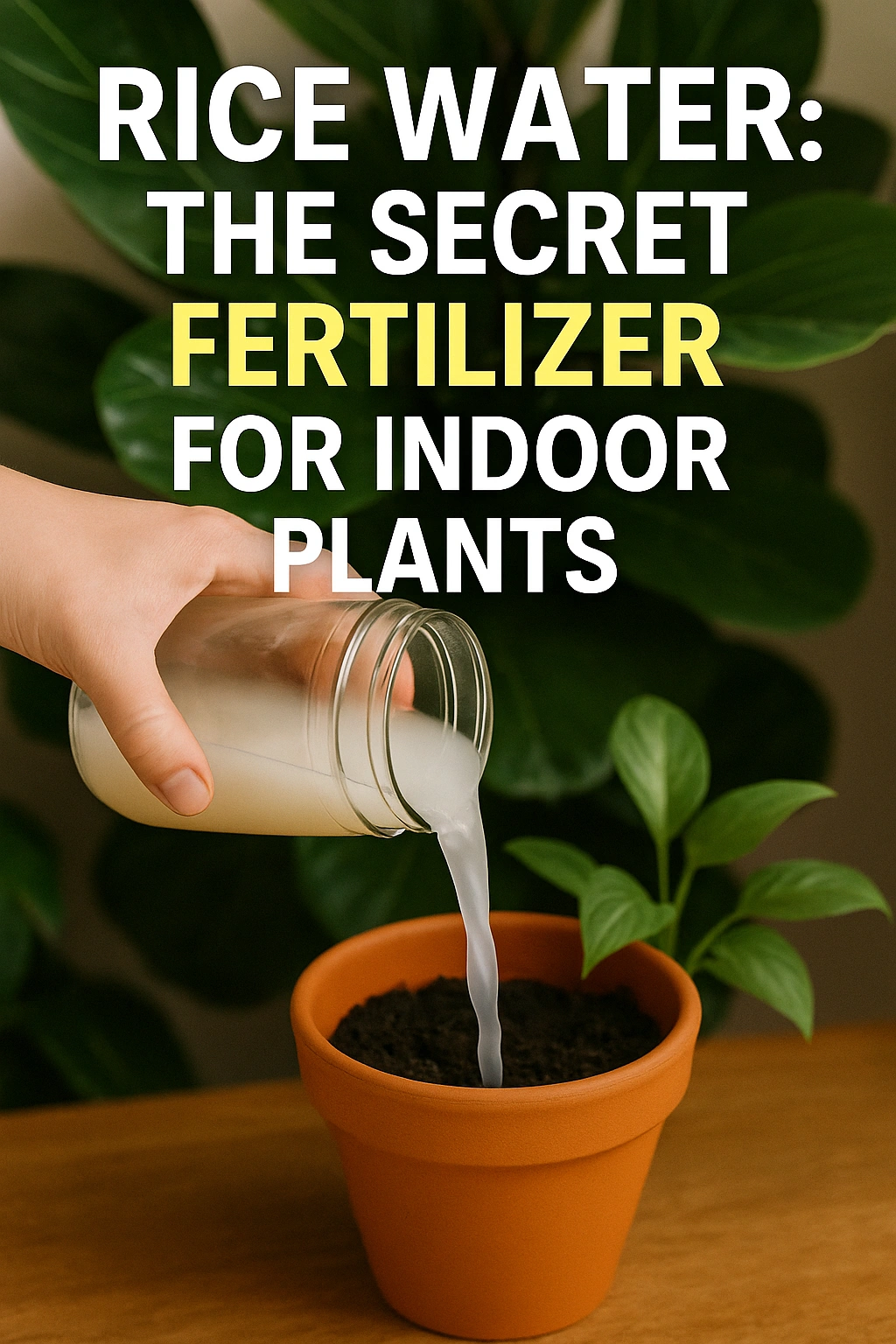 Rice Water The Secret Fertilizer for Indoor Plants