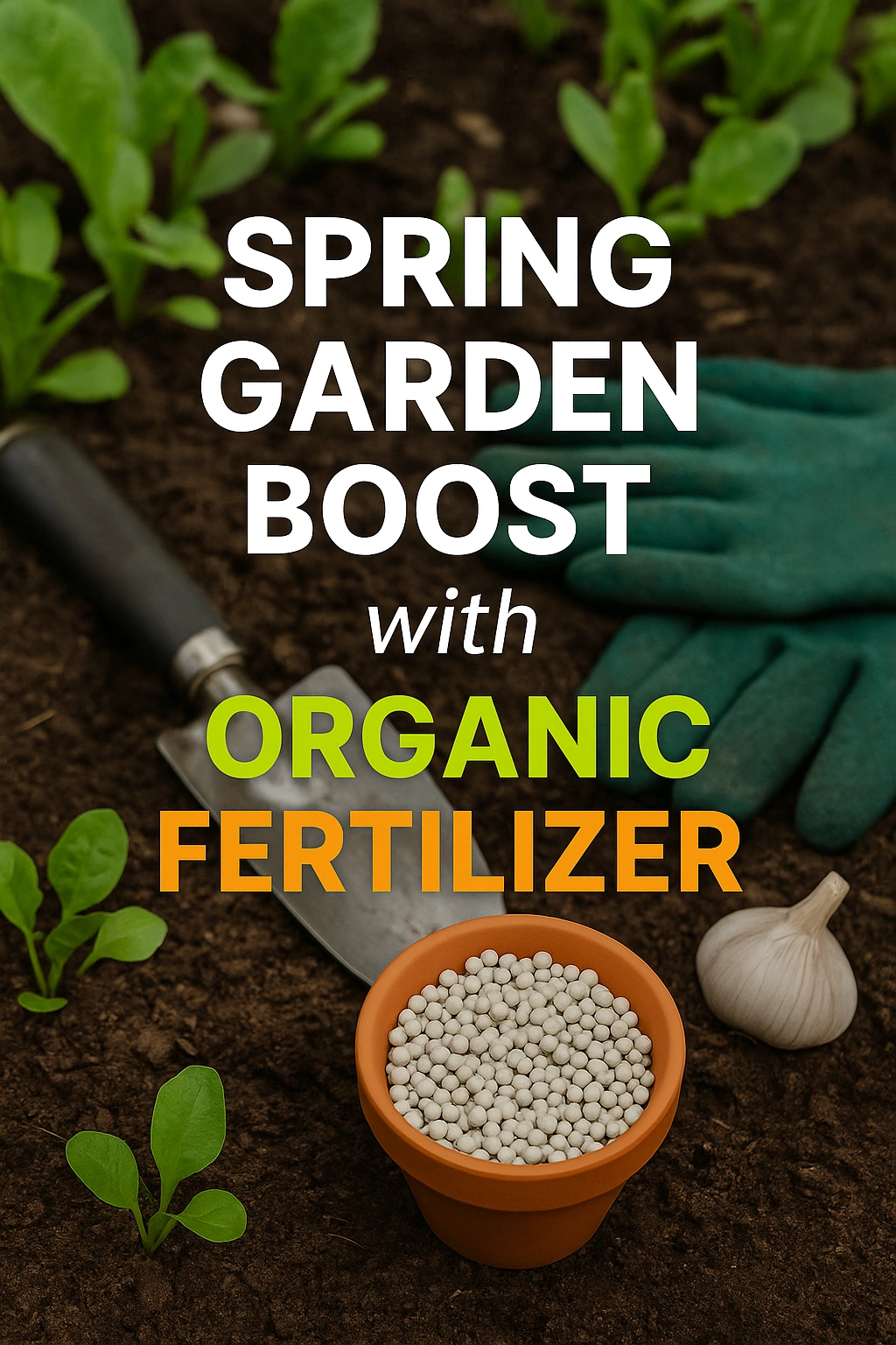 Spring Garden Boost with Organic Fertilizer