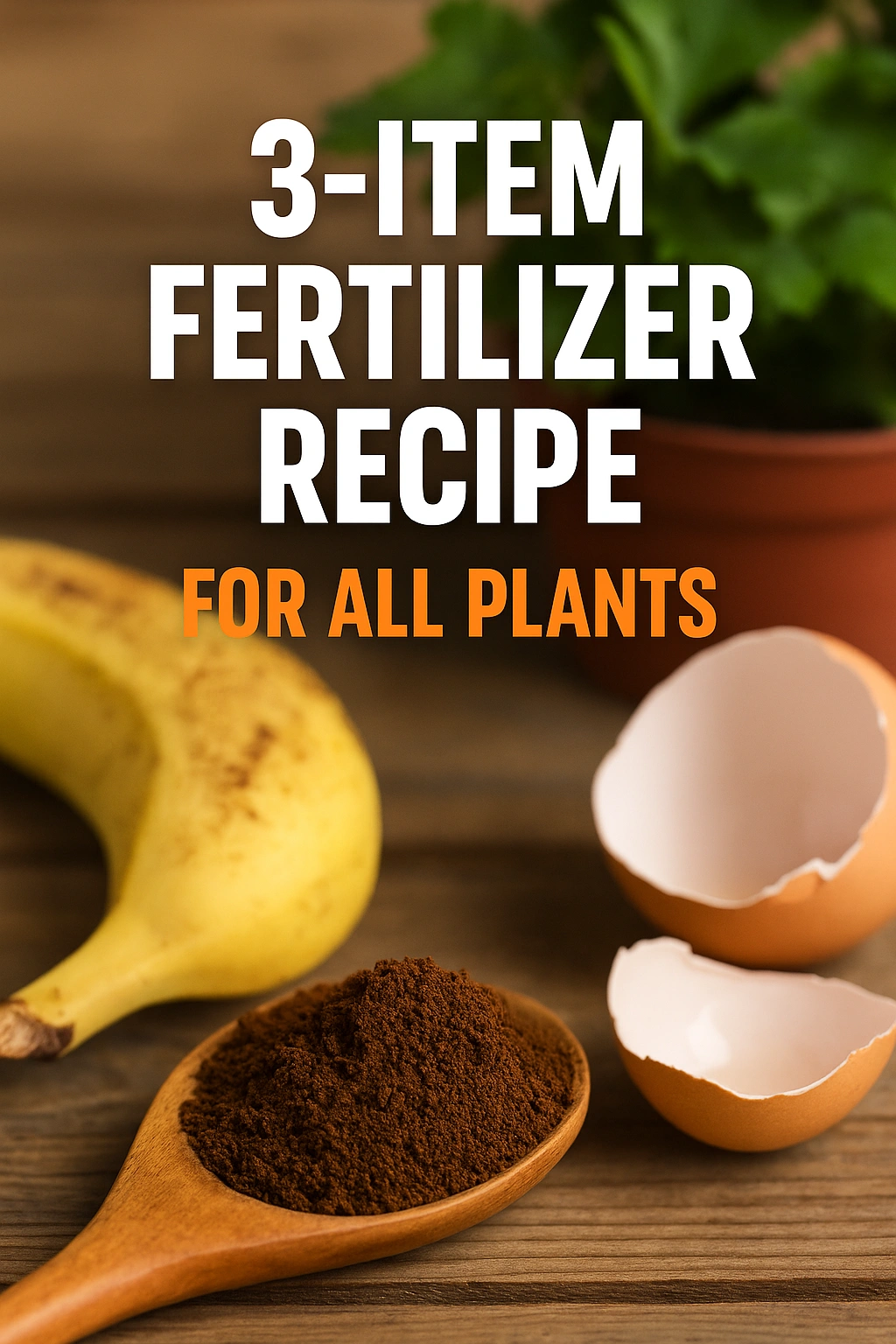 3-Item Fertilizer Recipe for All Plants