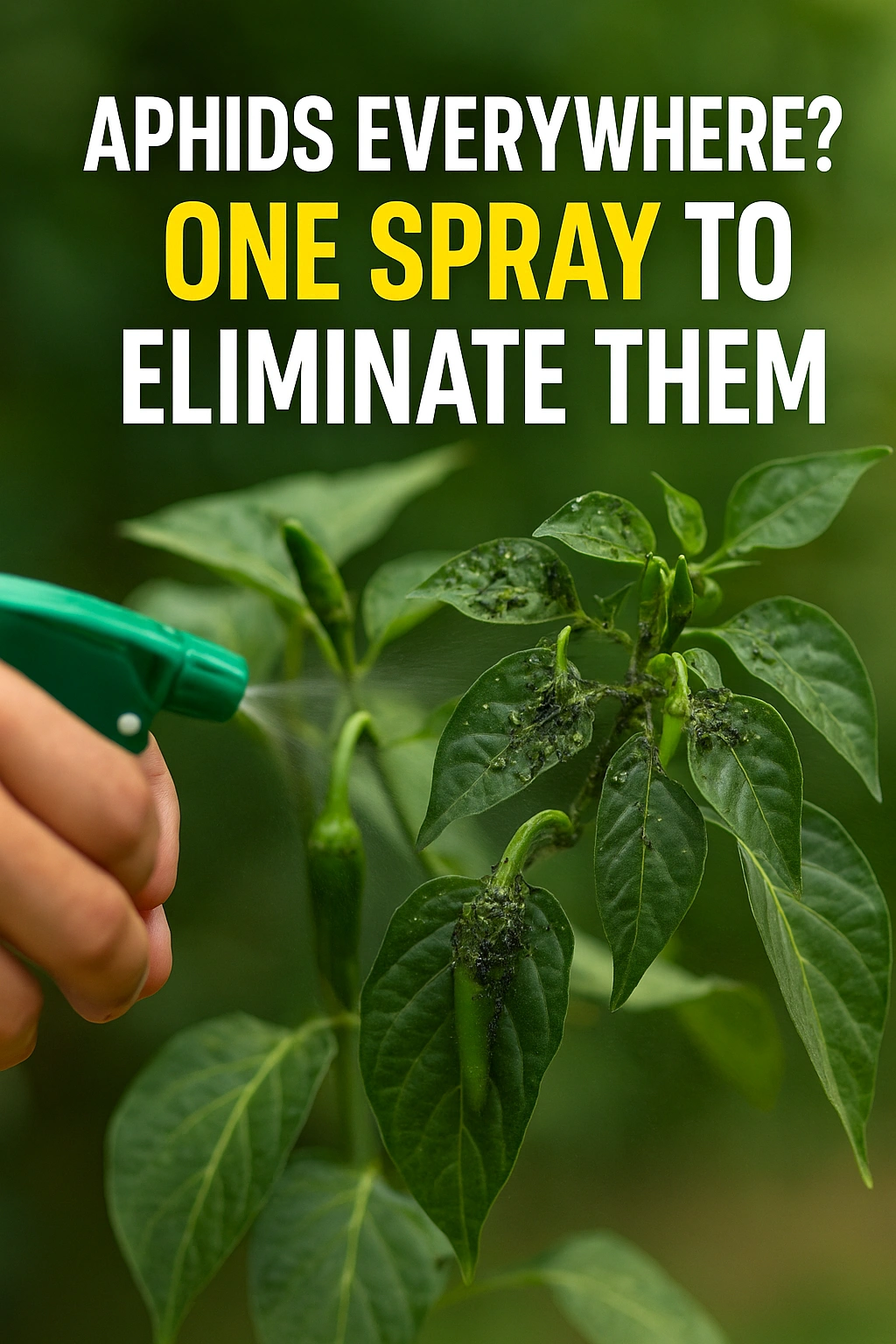 Aphids Everywhere One Spray to Eliminate Them