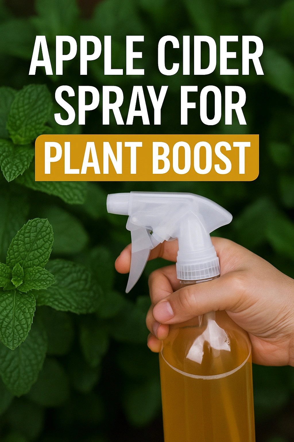 Apple Cider Spray for Plant Boost