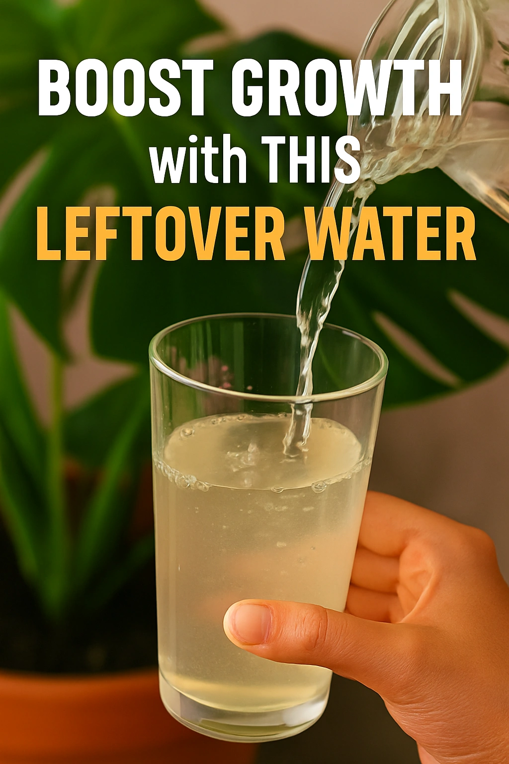 Boost Growth with This Leftover Water