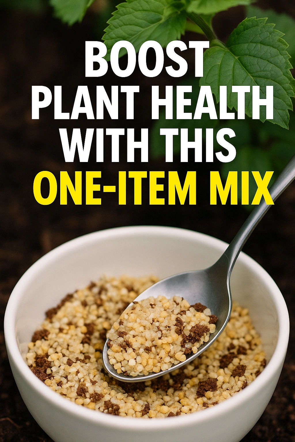 Boost Plant Health with This One-Item Mix