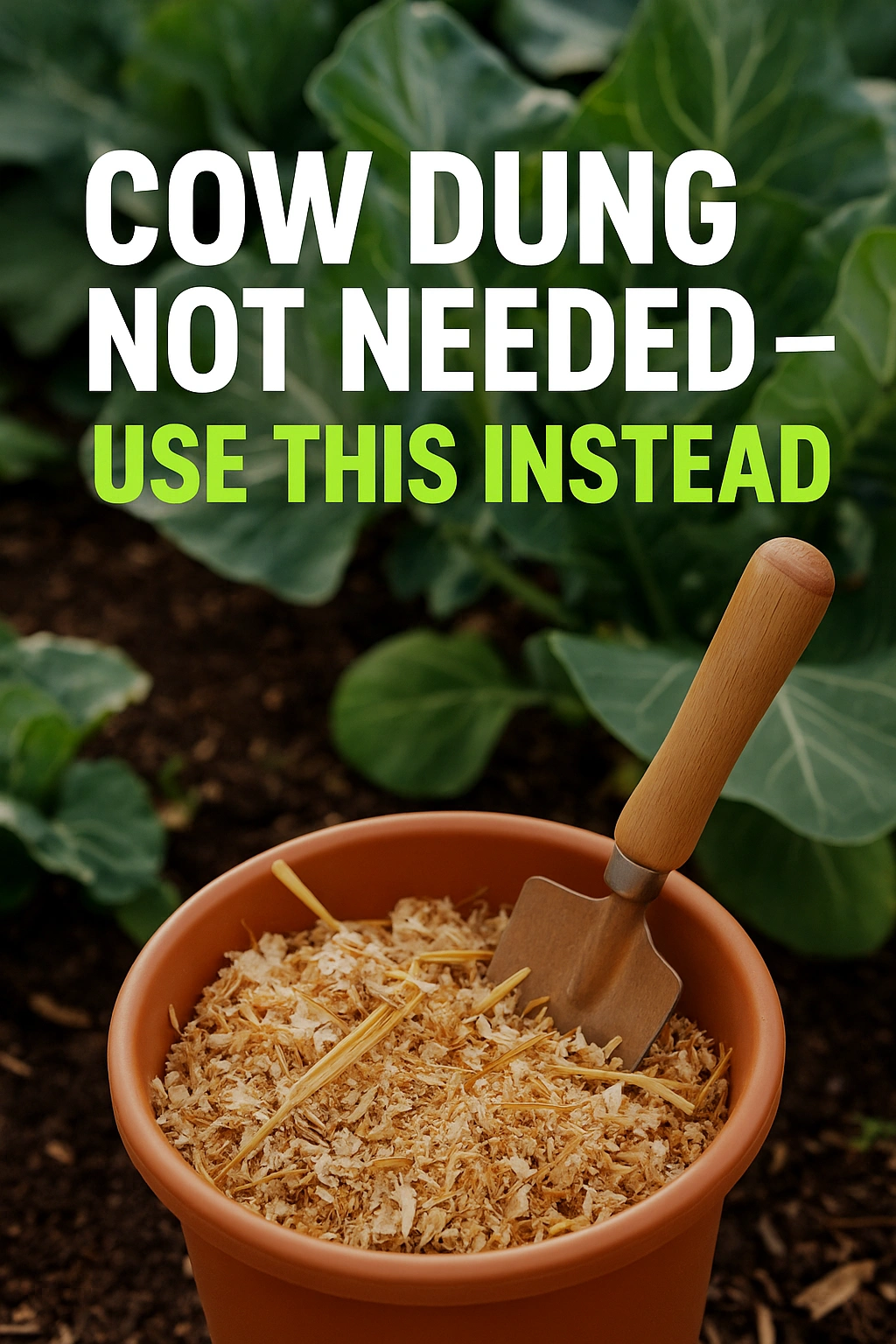 Cow Dung Not Needed — Use This Instead
