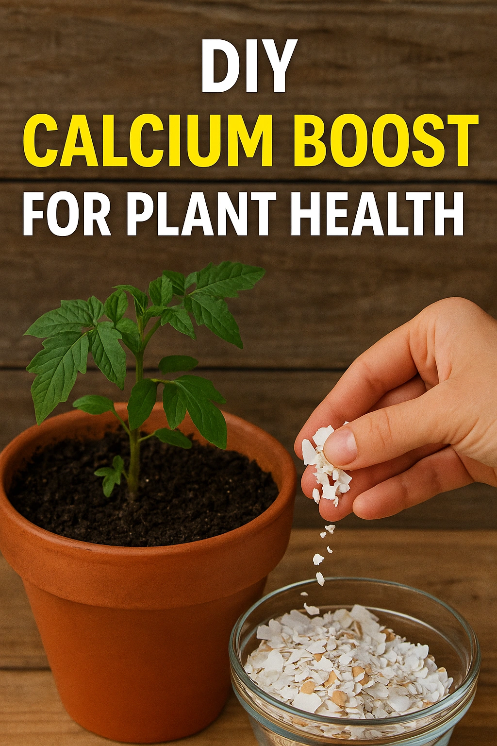 DIY Calcium Boost for Plant Health