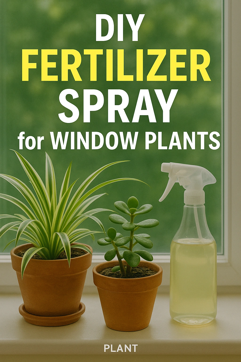 DIY Fertilizer Spray for Window Plants