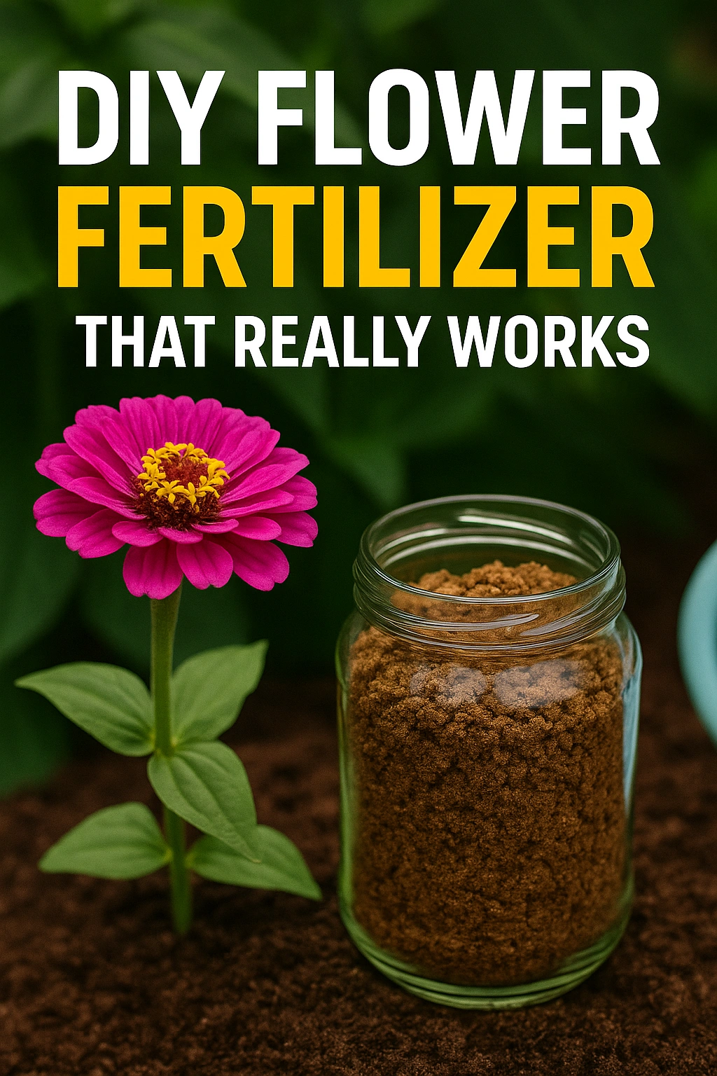 DIY Flower Fertilizer That Really Works