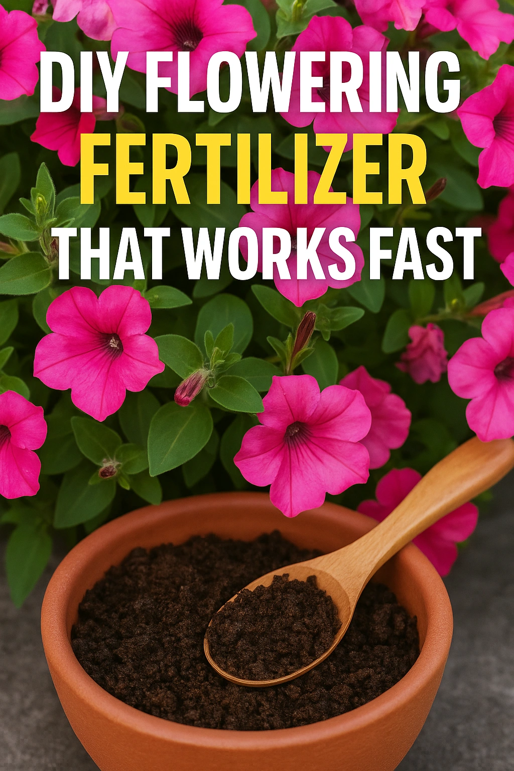 DIY Flowering Fertilizer That Works Fast