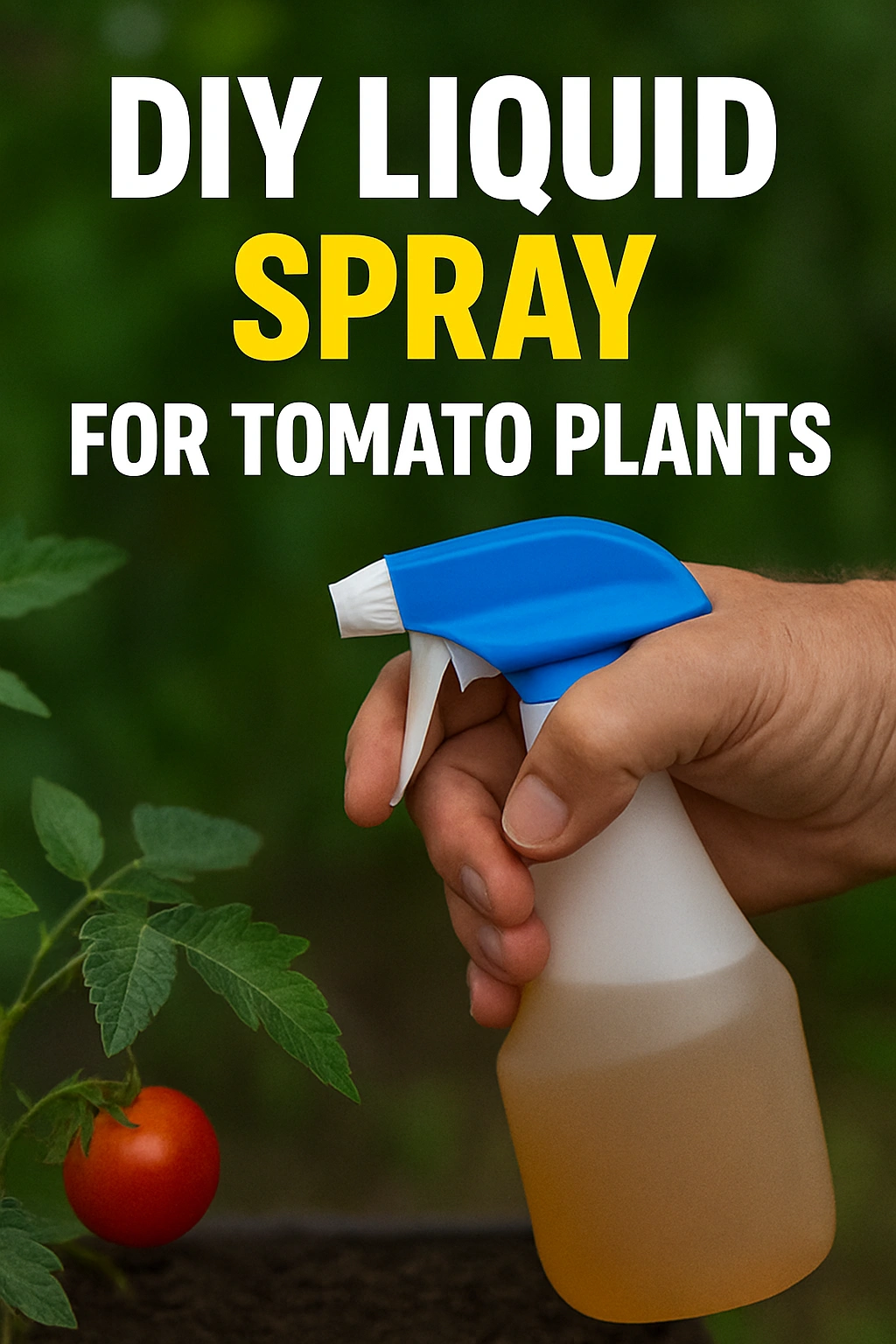 DIY Liquid Spray for Tomato Plants