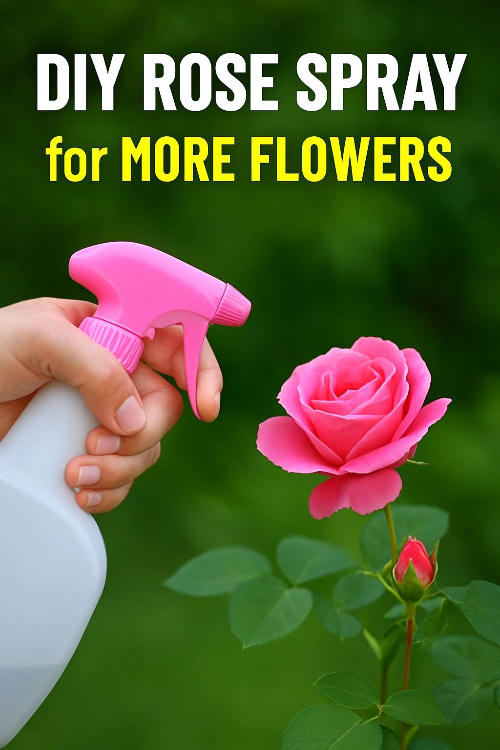 DIY Rose Spray for More Flowers