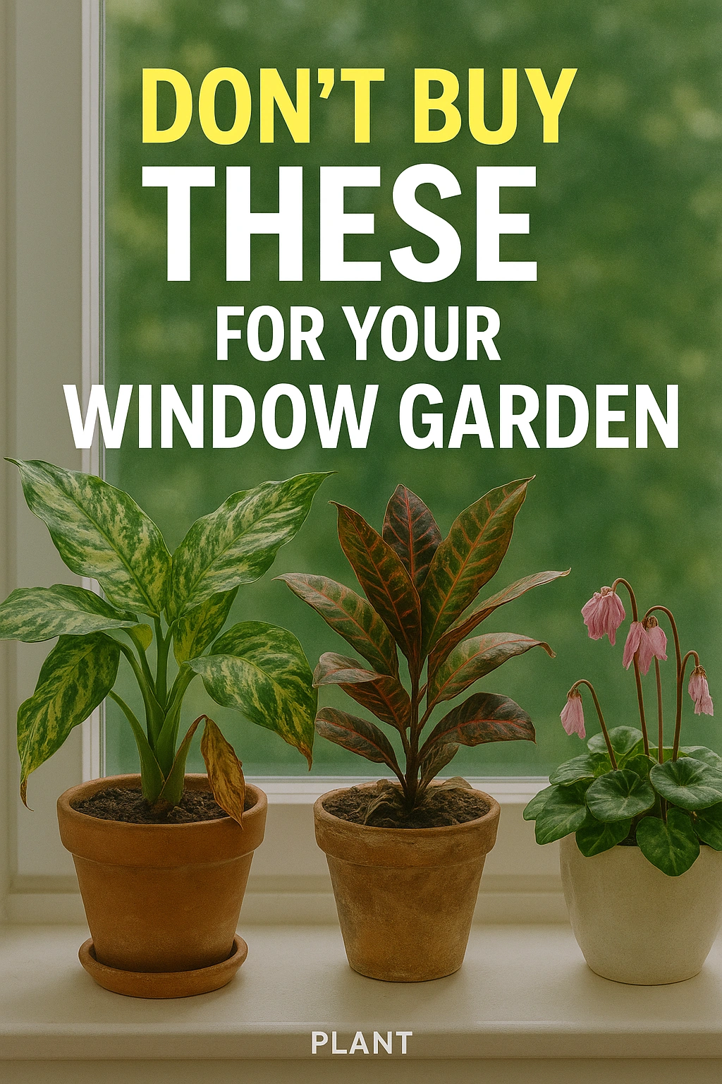 Don’t Buy These for Your Window Garden