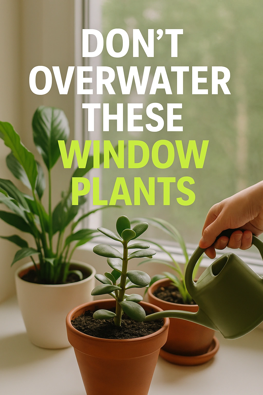 Don’t Overwater These Window Plants
