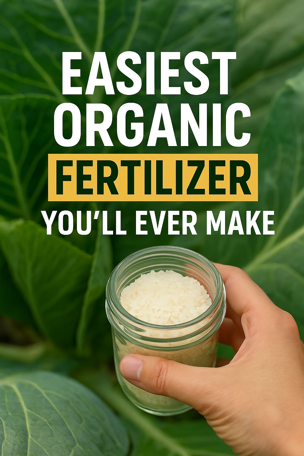 Easiest Organic Fertilizer You’ll Ever Make