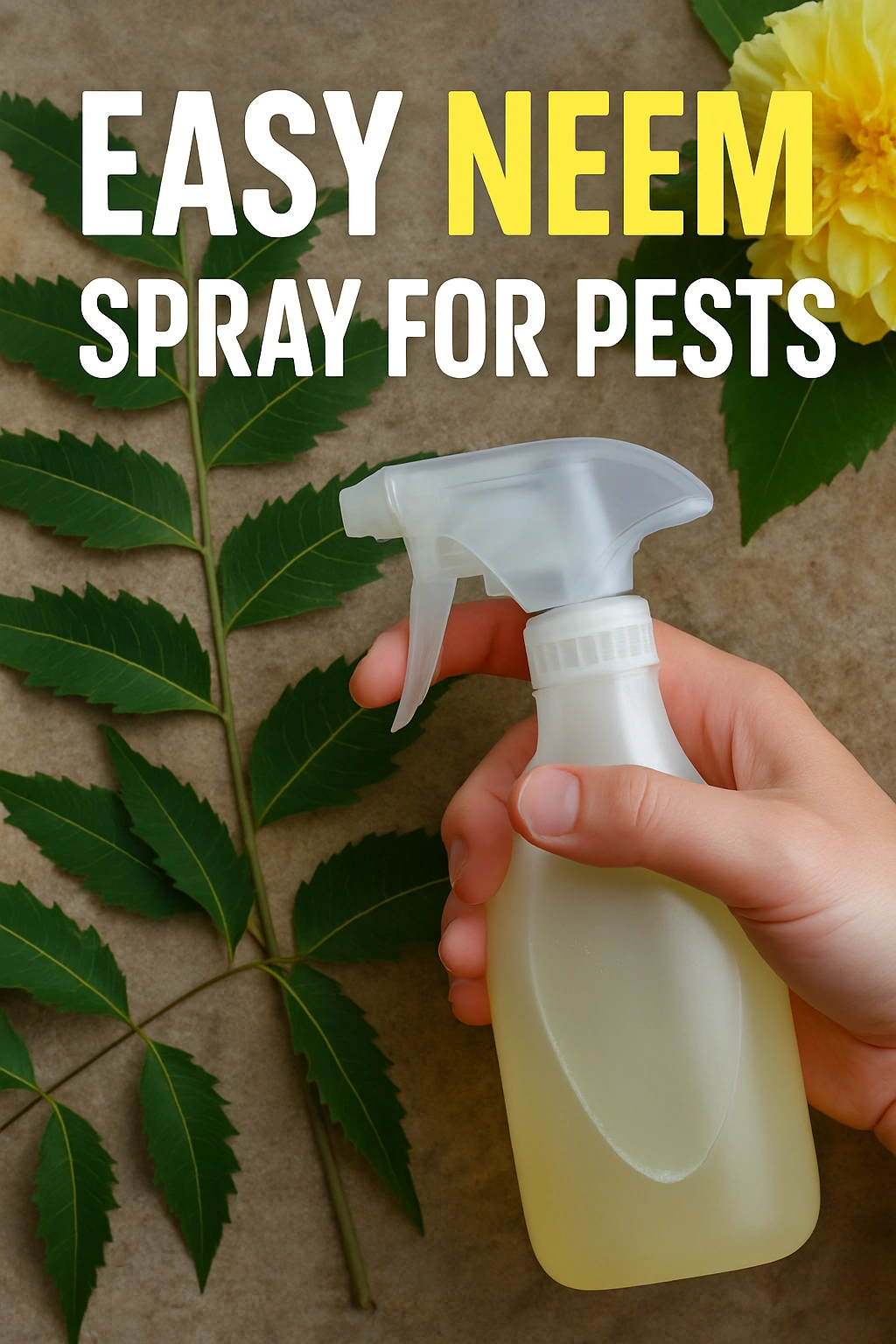 Easy Neem Spray for Pests