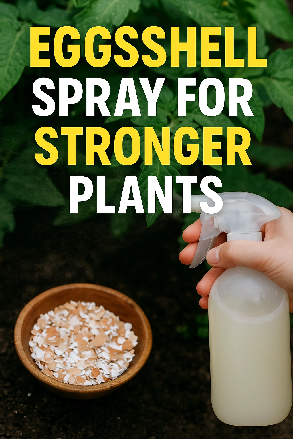 Eggshell Spray for Stronger Plants