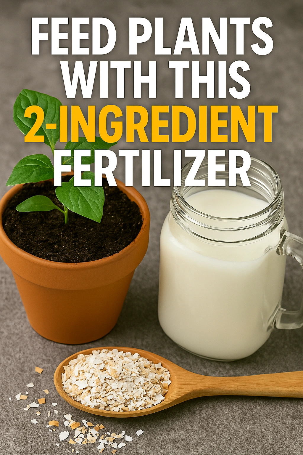 Feed Plants with This 2-Ingredient Fertilizer