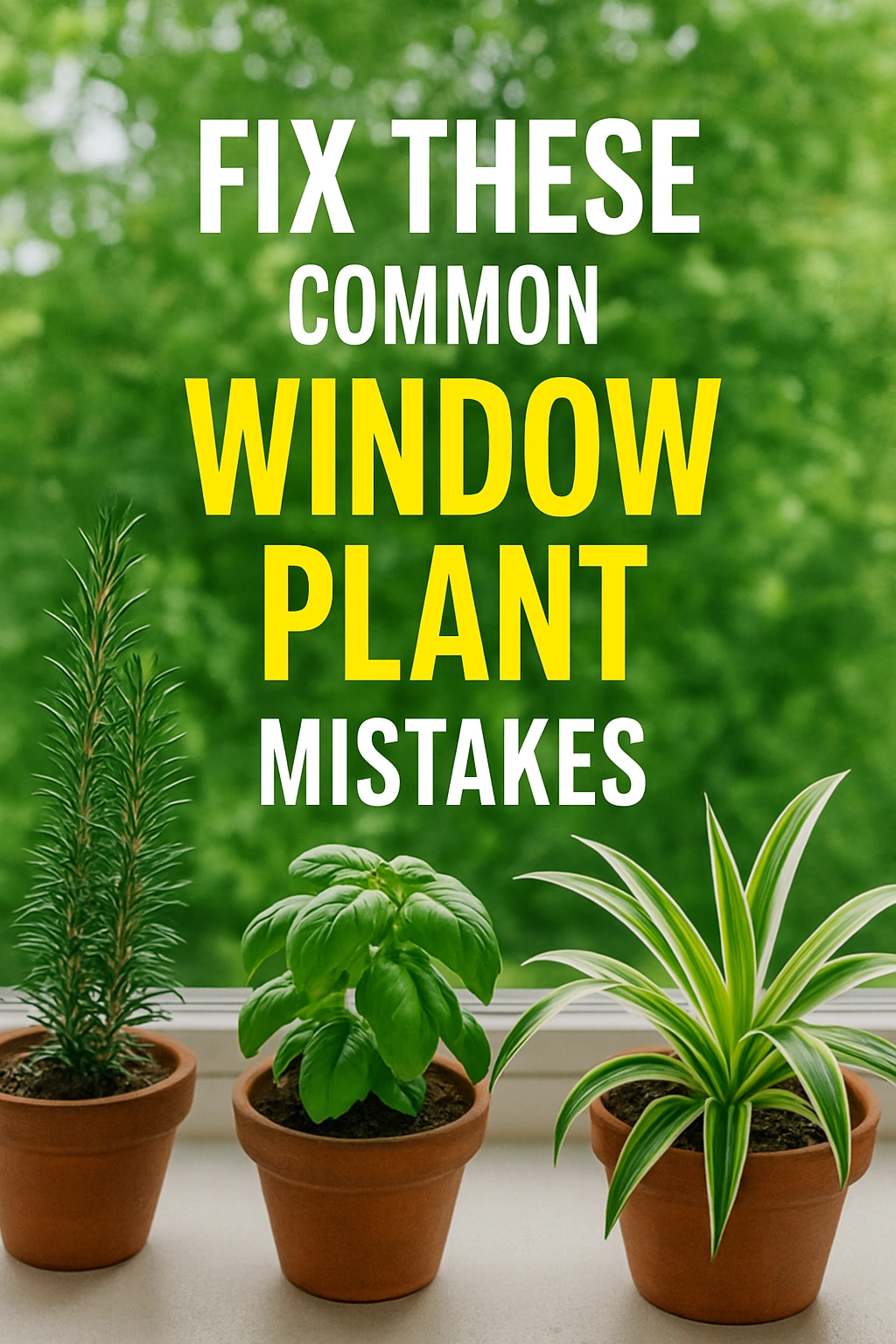 Fix These Common Window Plant Mistakes