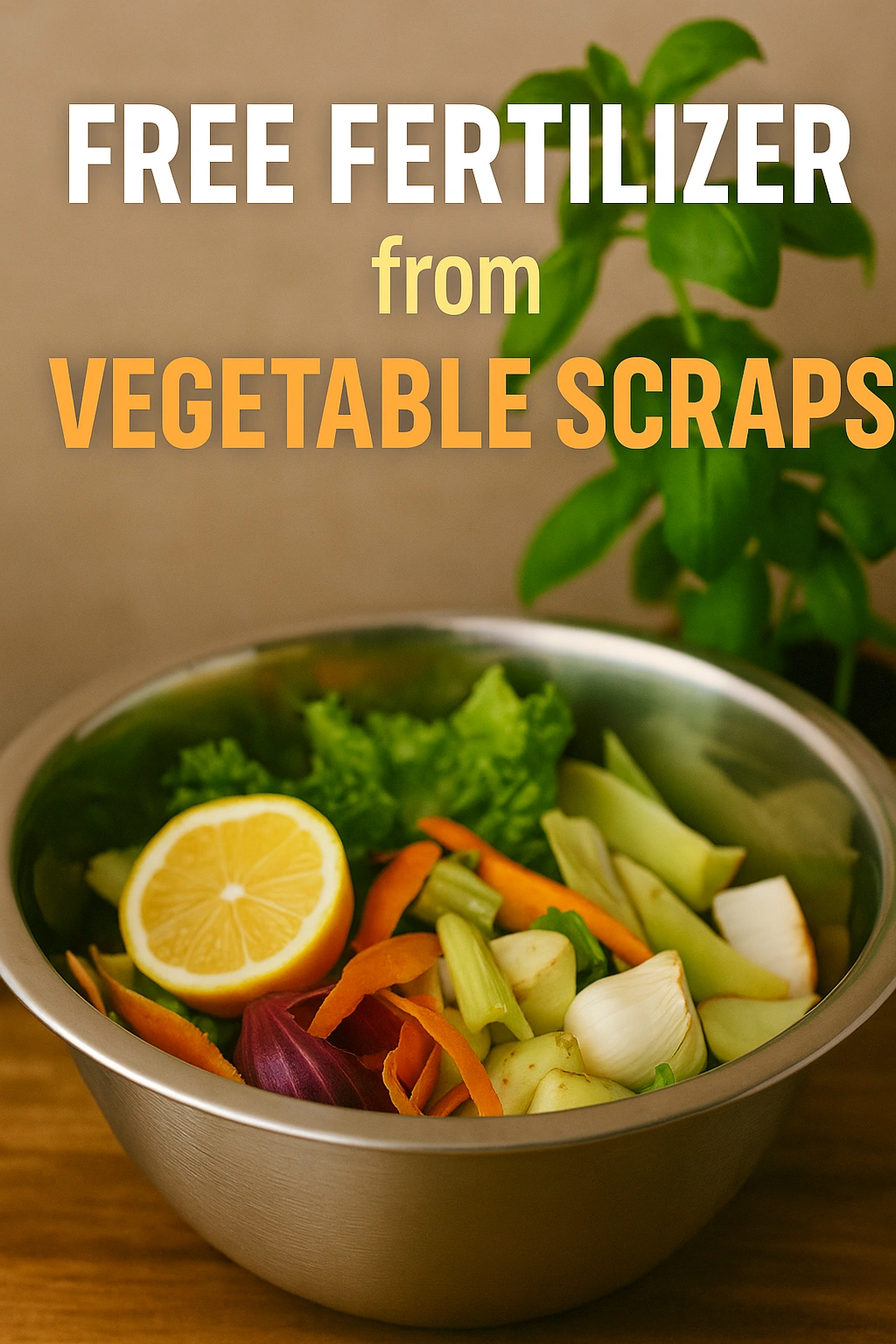 Free Fertilizer from Vegetable Scraps