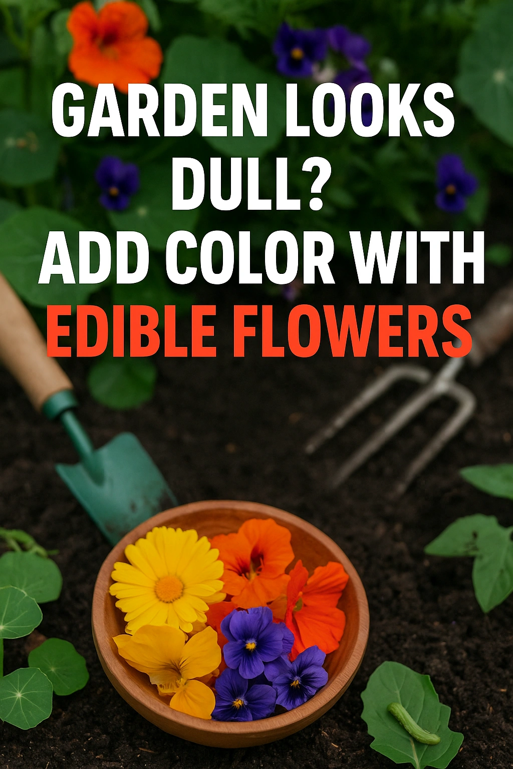 Garden Looks Dull Add Color with These Edible Flowers