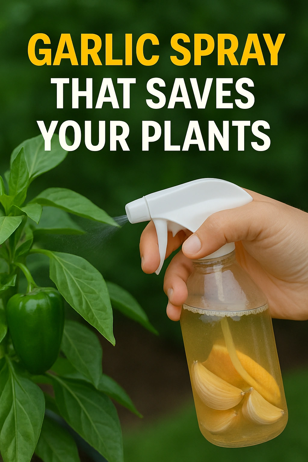 Garlic Spray That Saves Your Plants