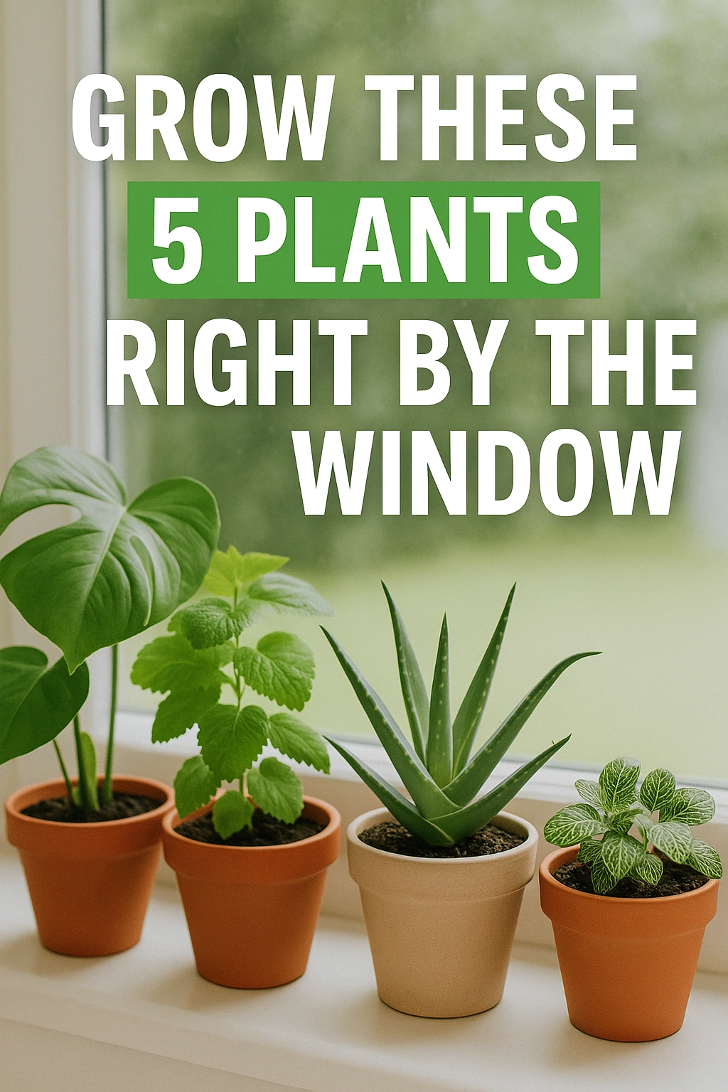 Grow These 5 Plants Right by the Window