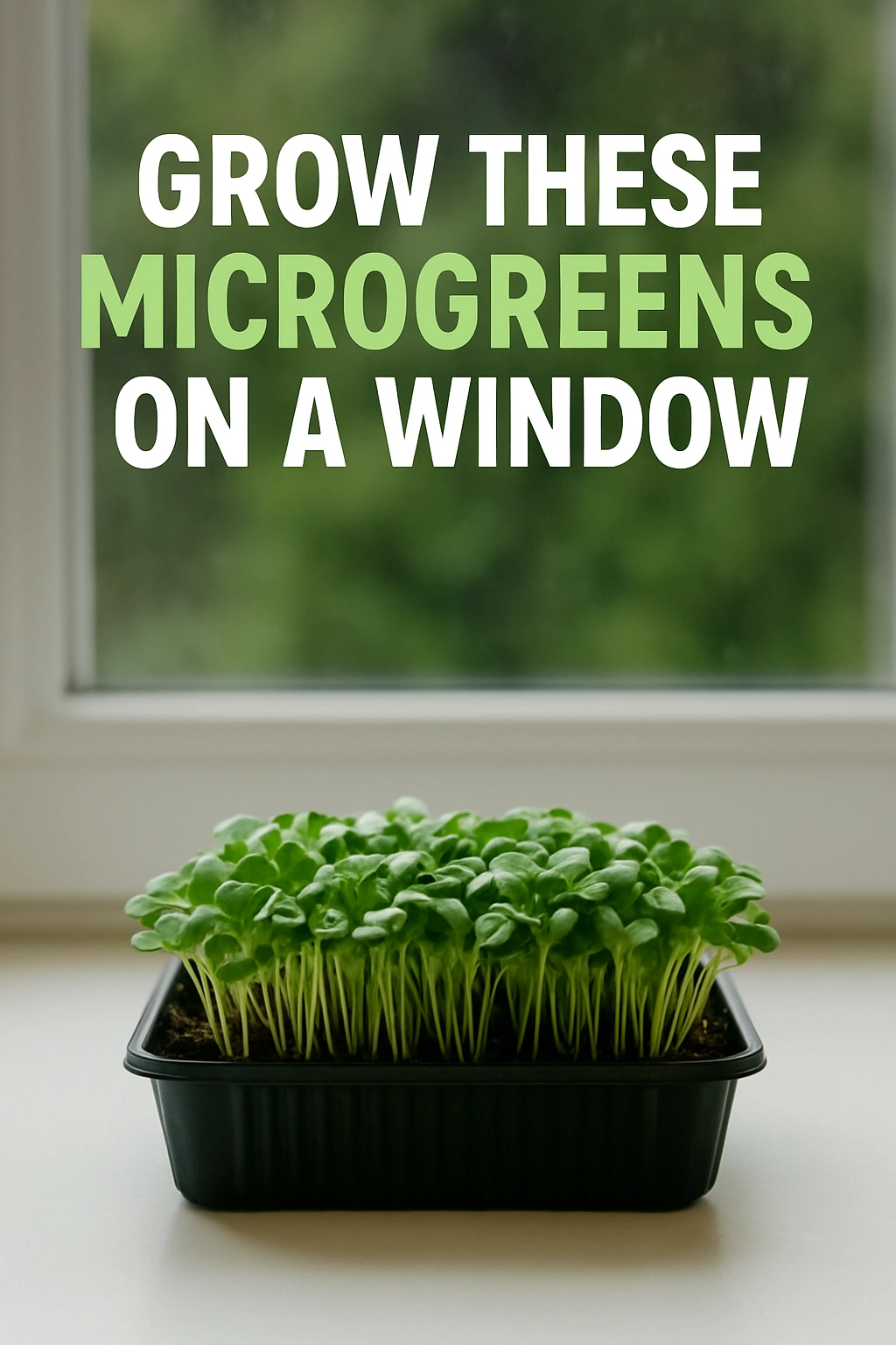 Grow These Microgreens on a Window