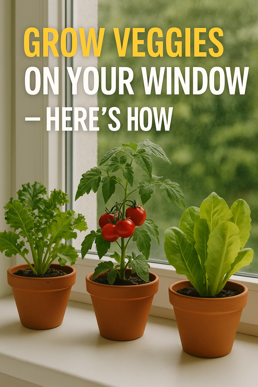 Grow Veggies on Your Window — Here's How