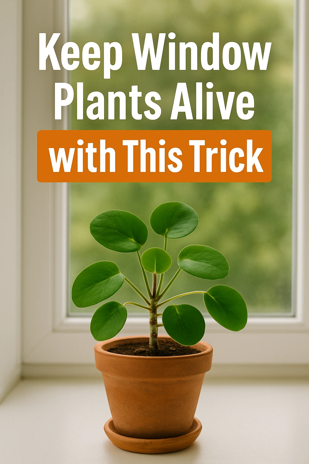 Keep Window Plants Alive with This Trick