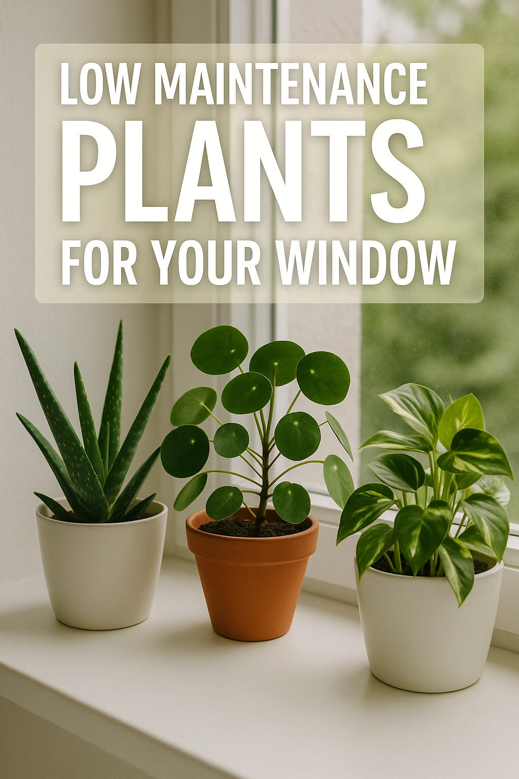 Low Maintenance Plants for Your Window