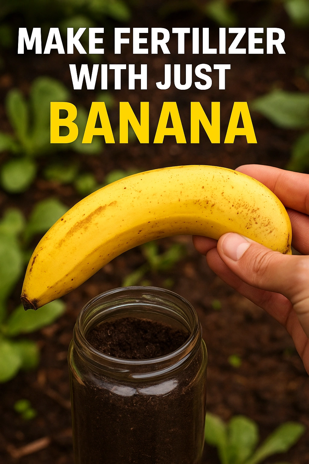 Make Fertilizer with Just 1 Banana