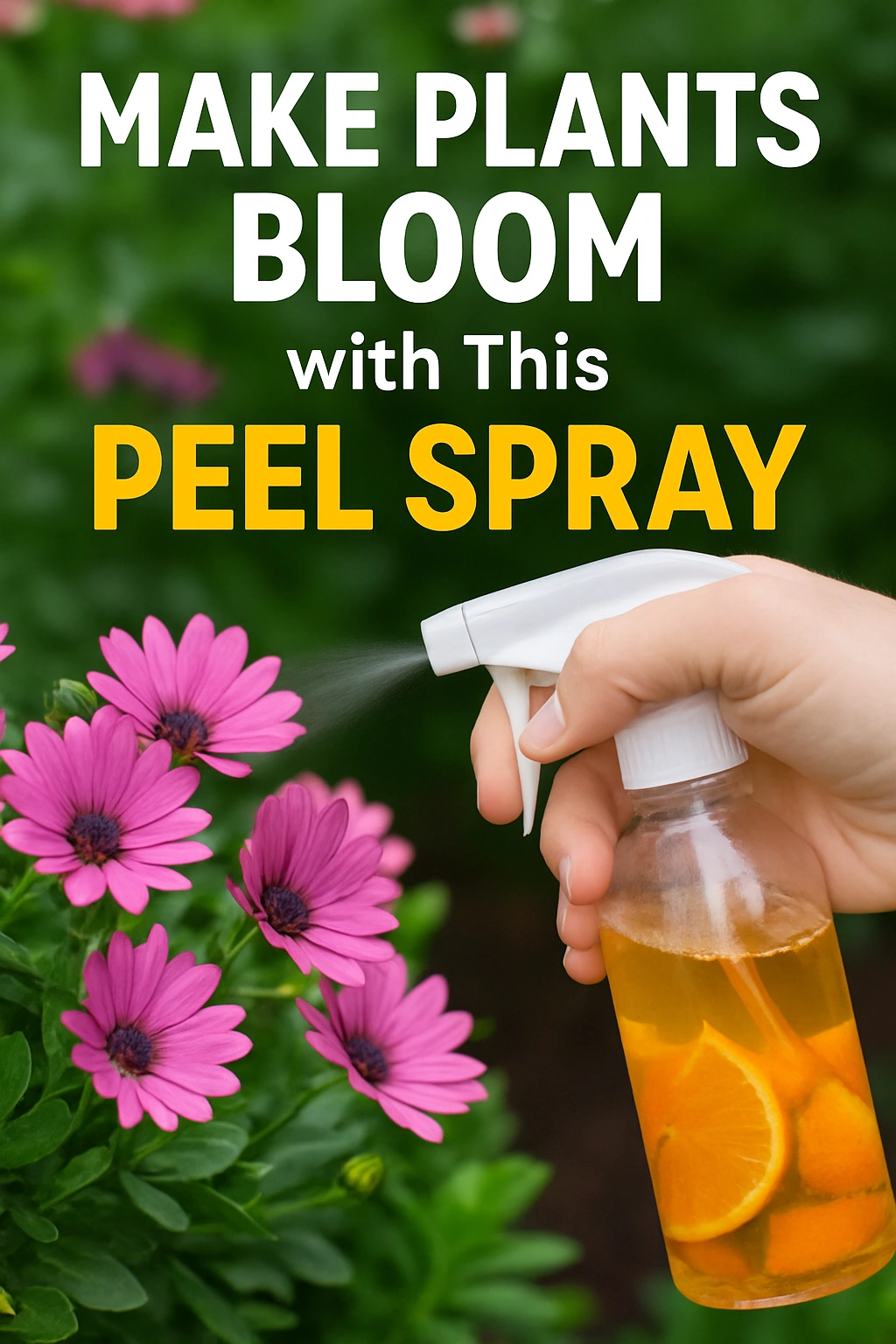 Make Plants Bloom with This Peel Spray