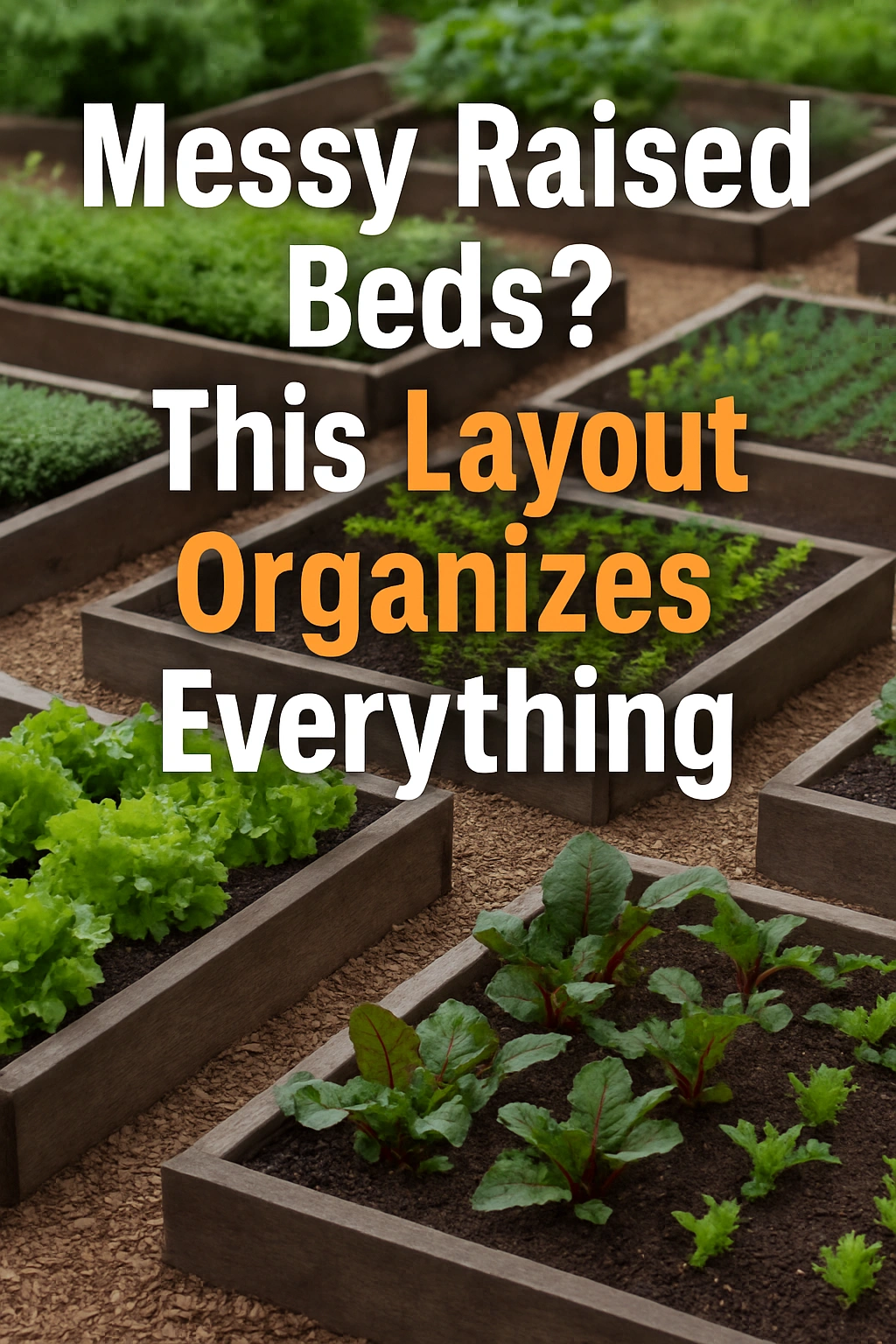 Messy Raised Beds This Layout Organizes Everything