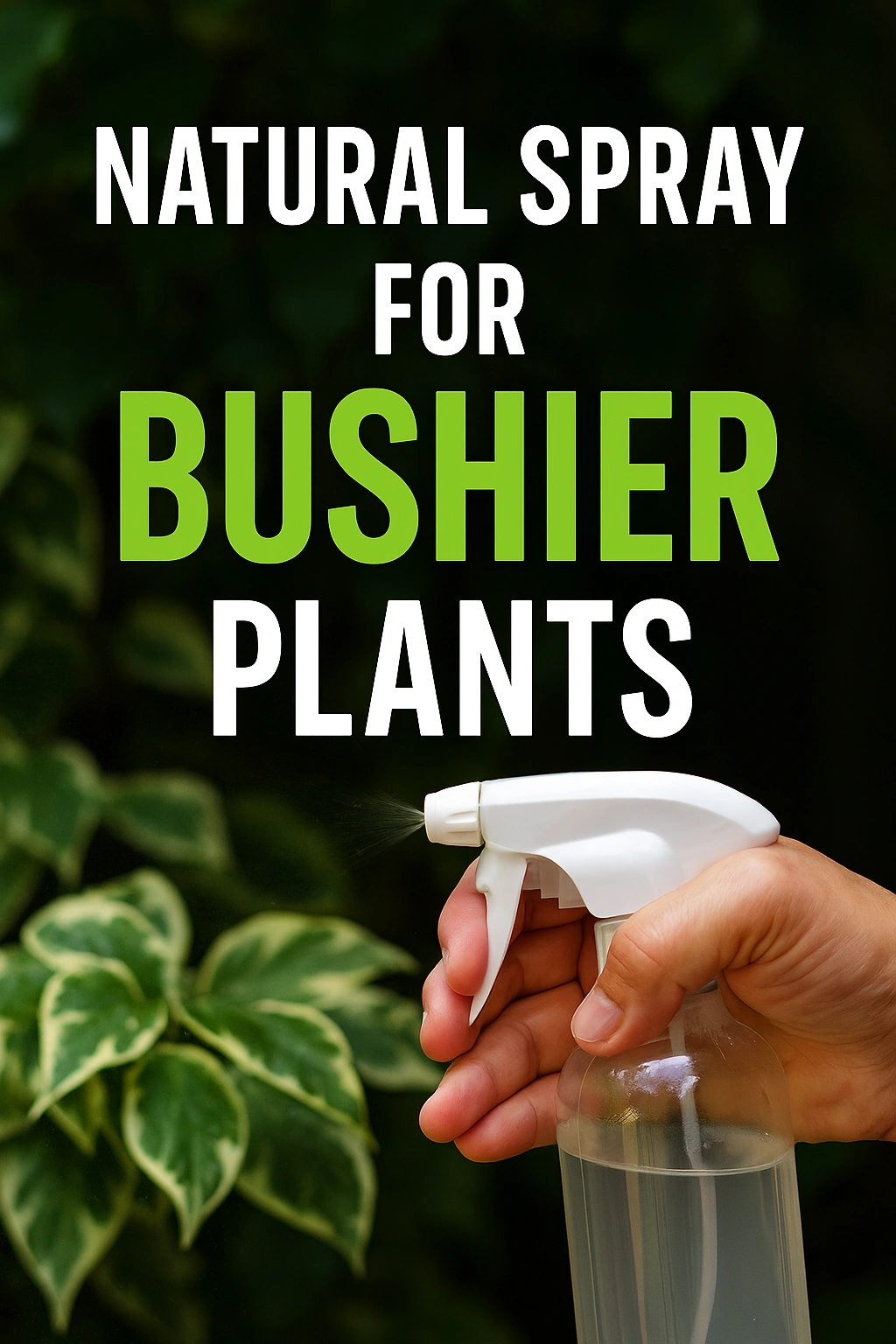 Natural Spray for Bushier Plants
