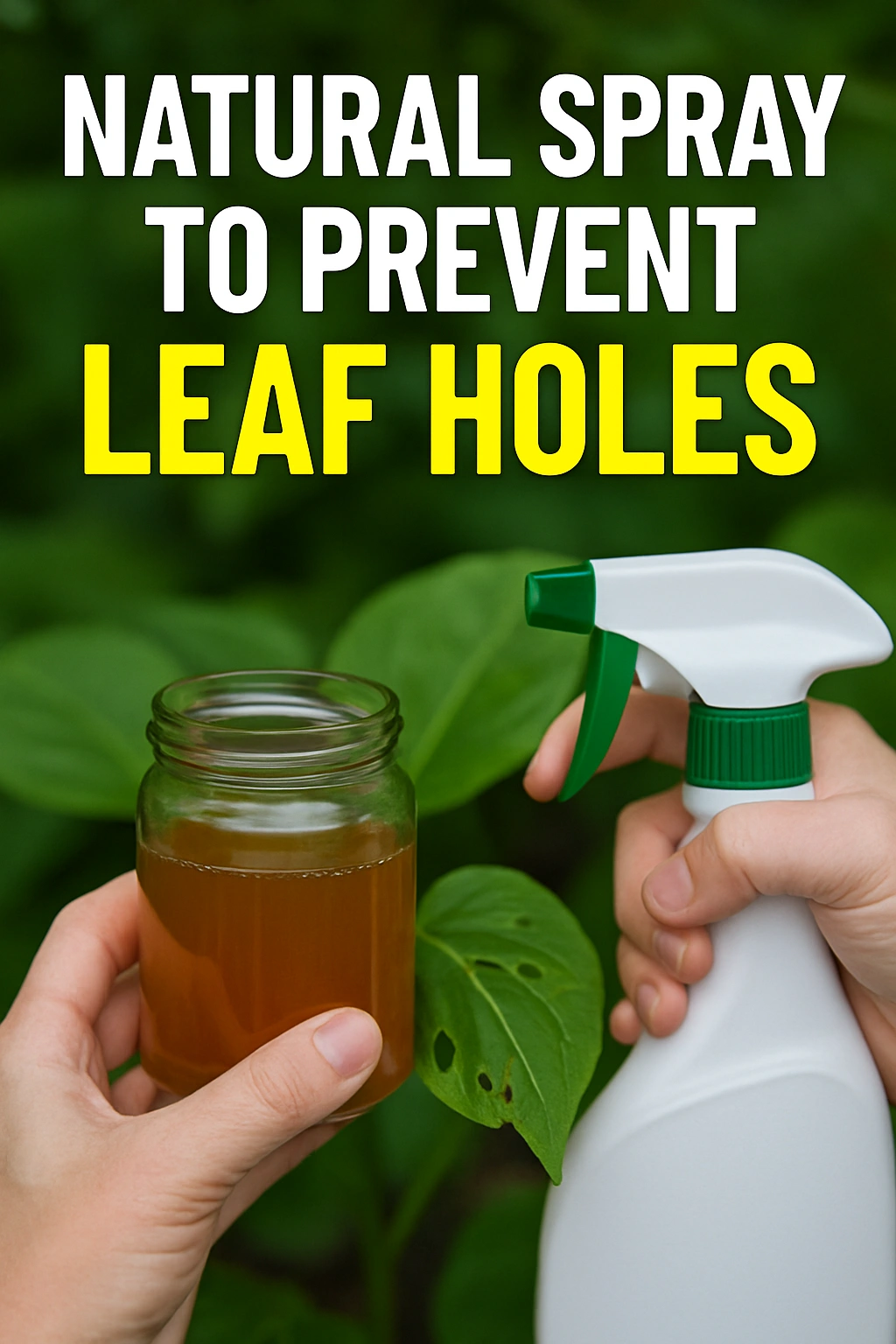 Natural Spray to Prevent Leaf Holes