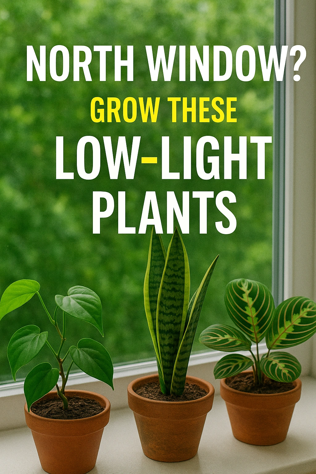 North Window Grow These Low-Light Plants