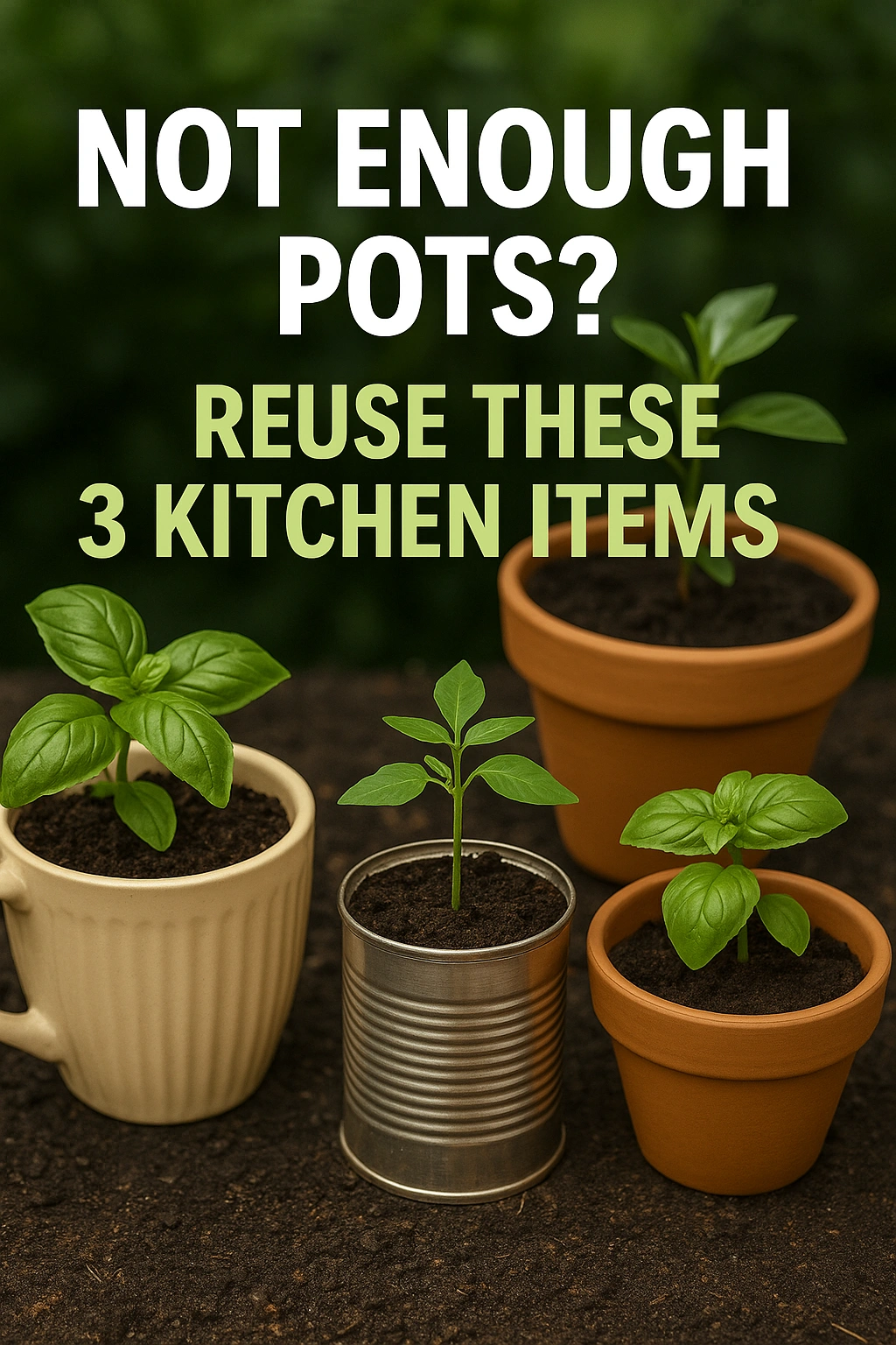 Not Enough Pots Reuse These 3 Kitchen Items