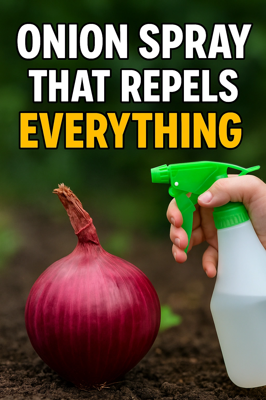 Onion Spray That Repels Everything