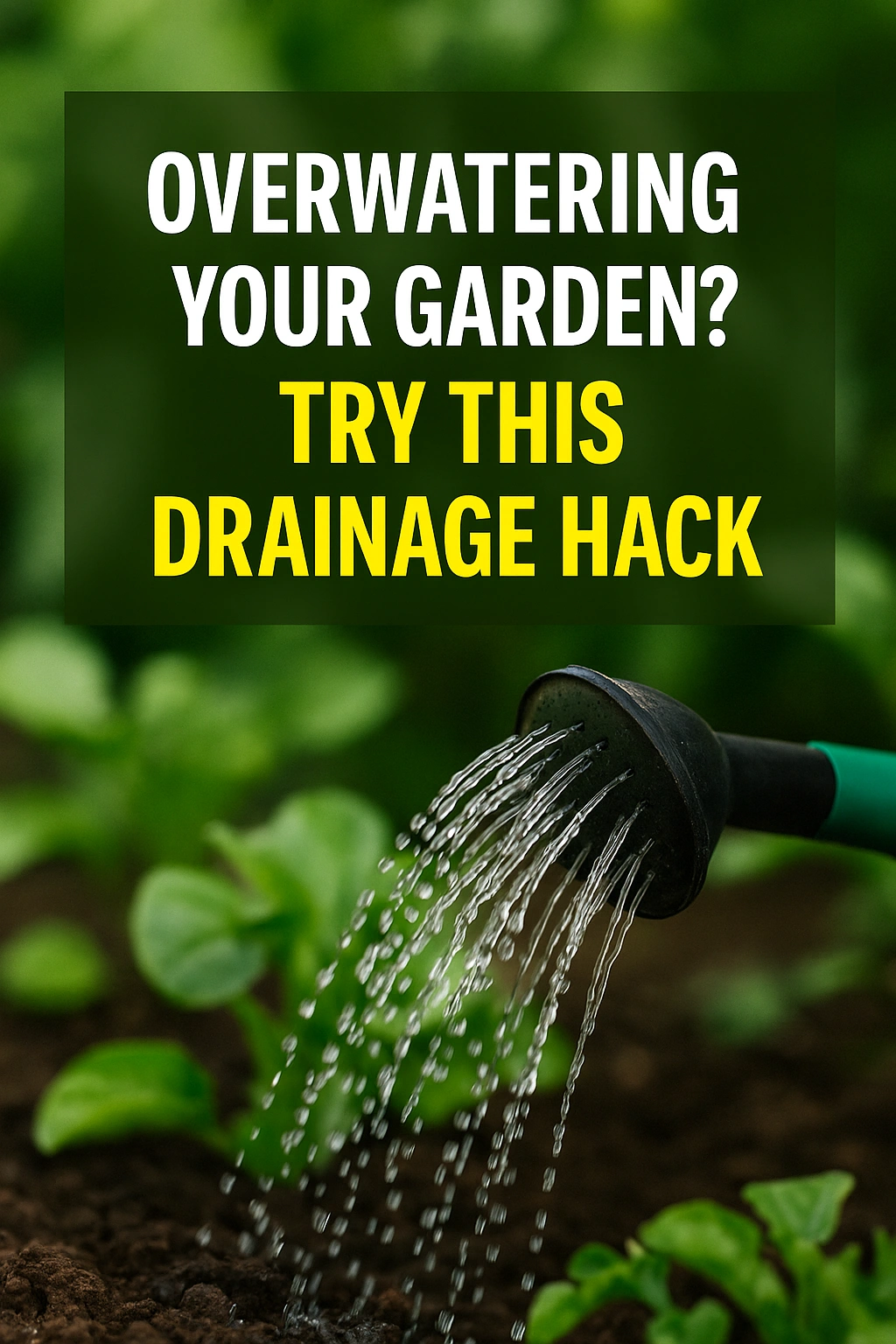 Overwatering Your Garden Try This Drainage Hack