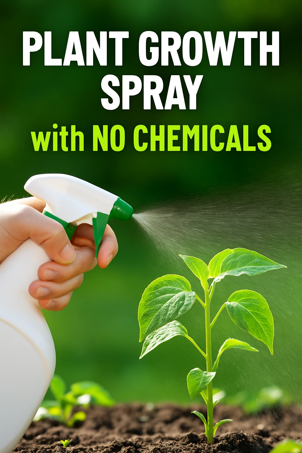 Plant Growth Spray with No Chemicals