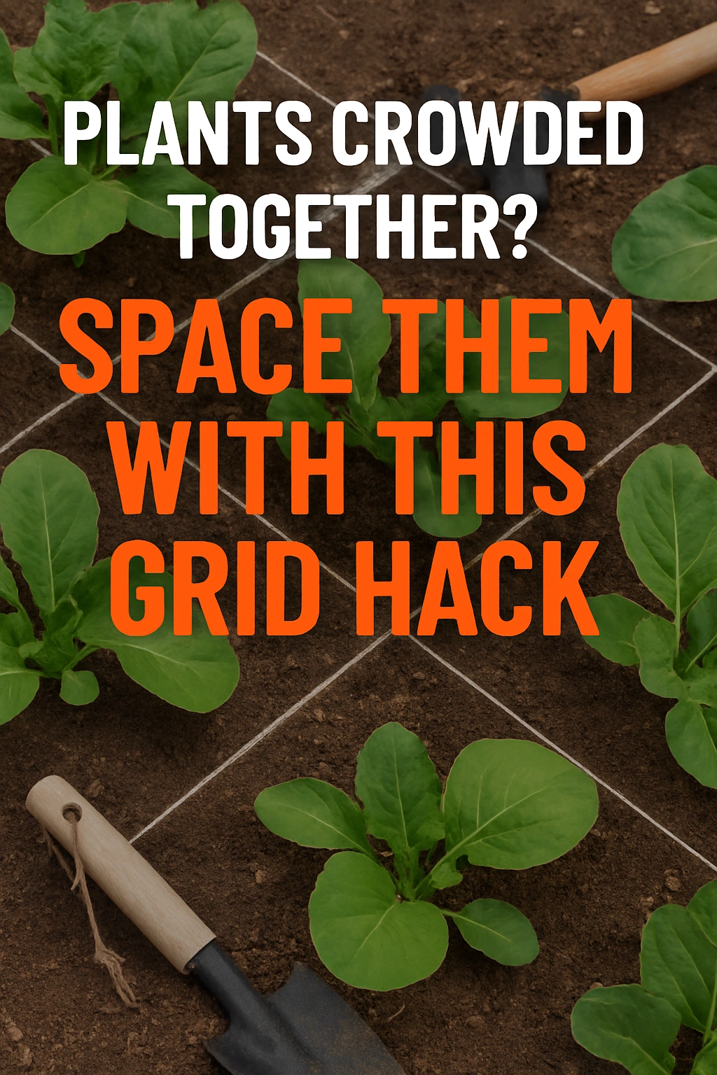Plants Crowded Together Space Them With This Grid Hack