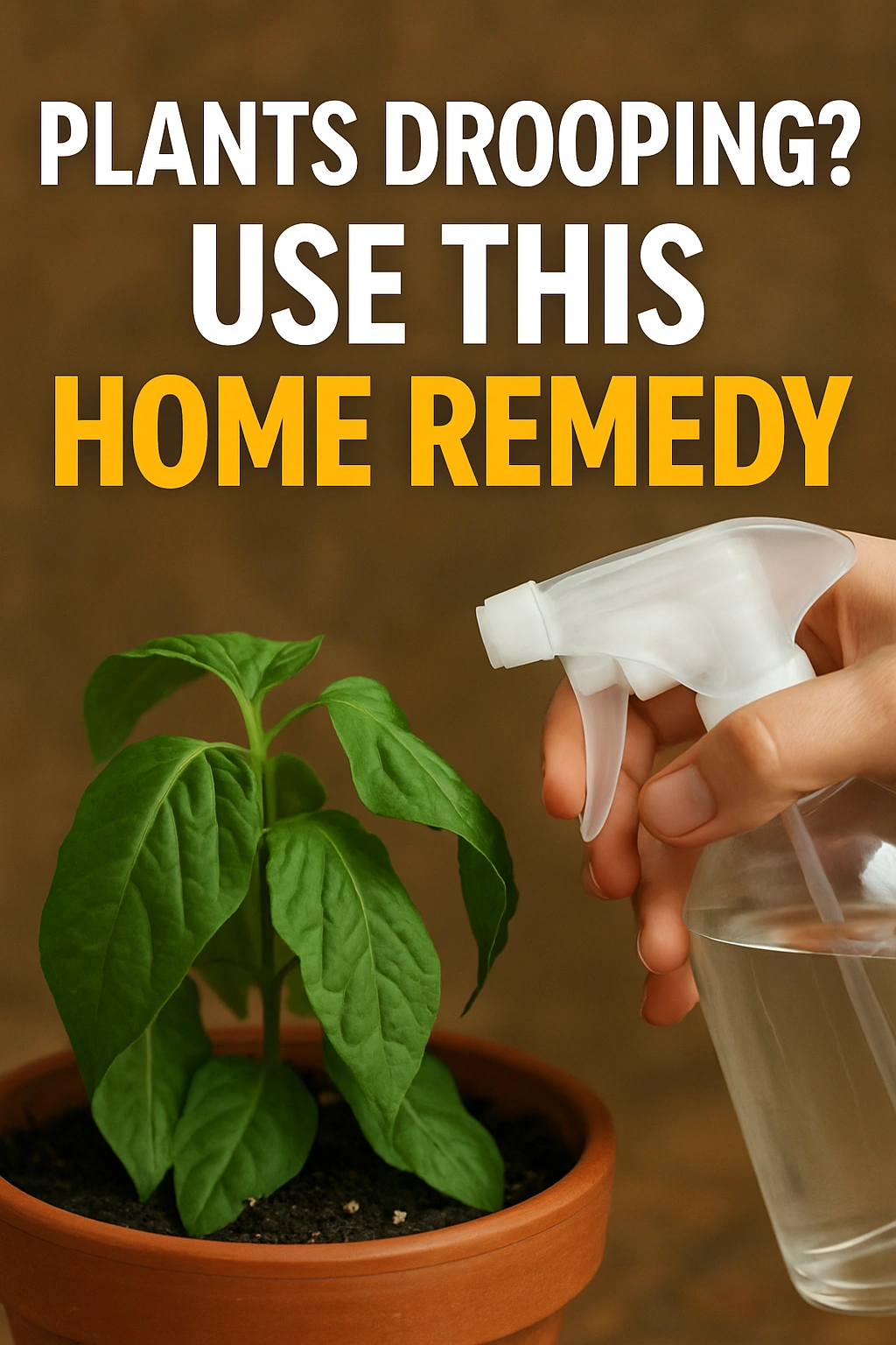 Plants Drooping Use This Home Remedy