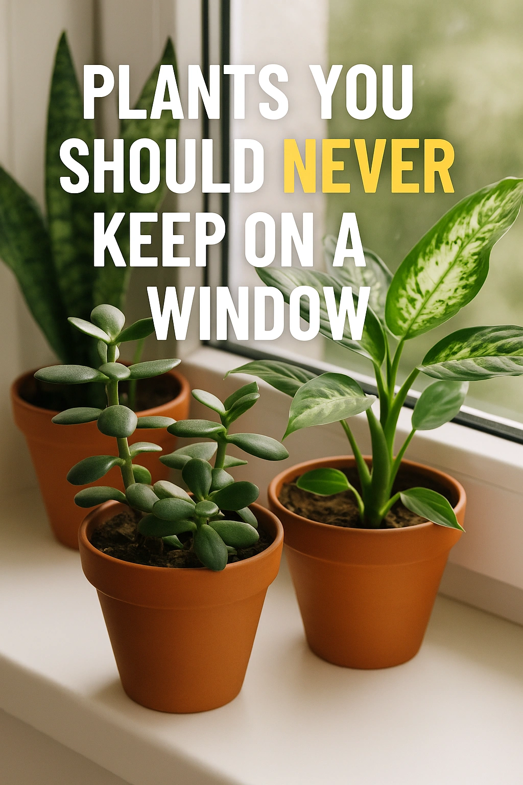 Plants You Should Never Keep on a Window
