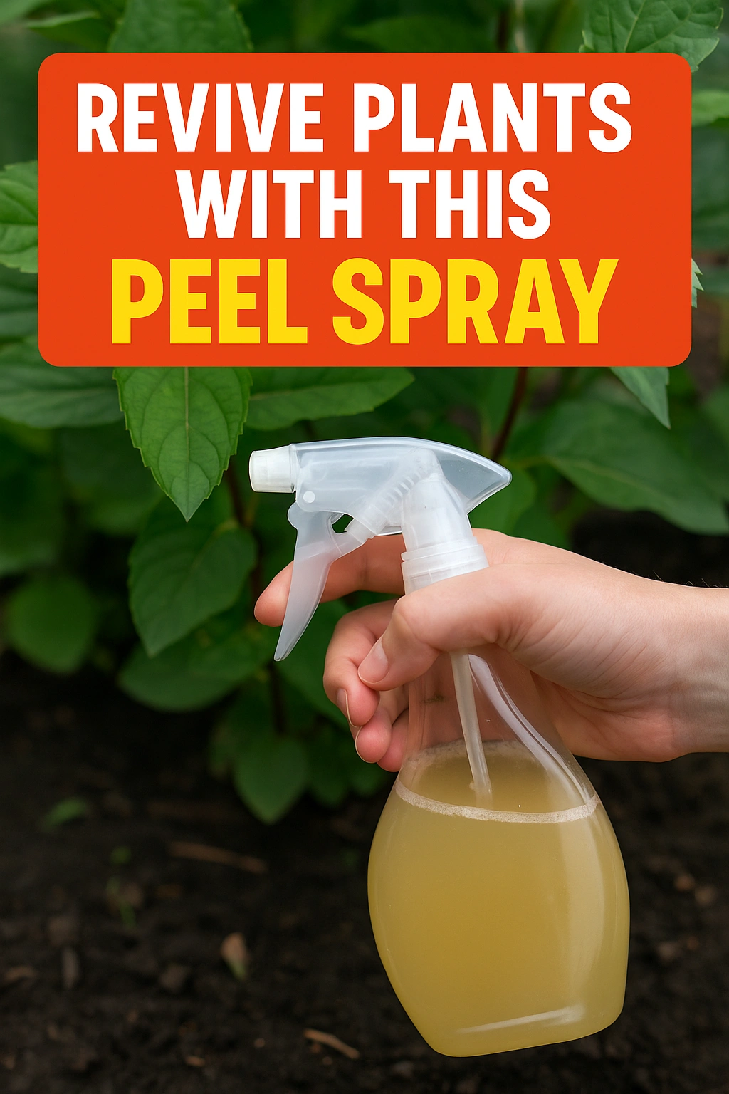 Revive Plants with This Peel Spray