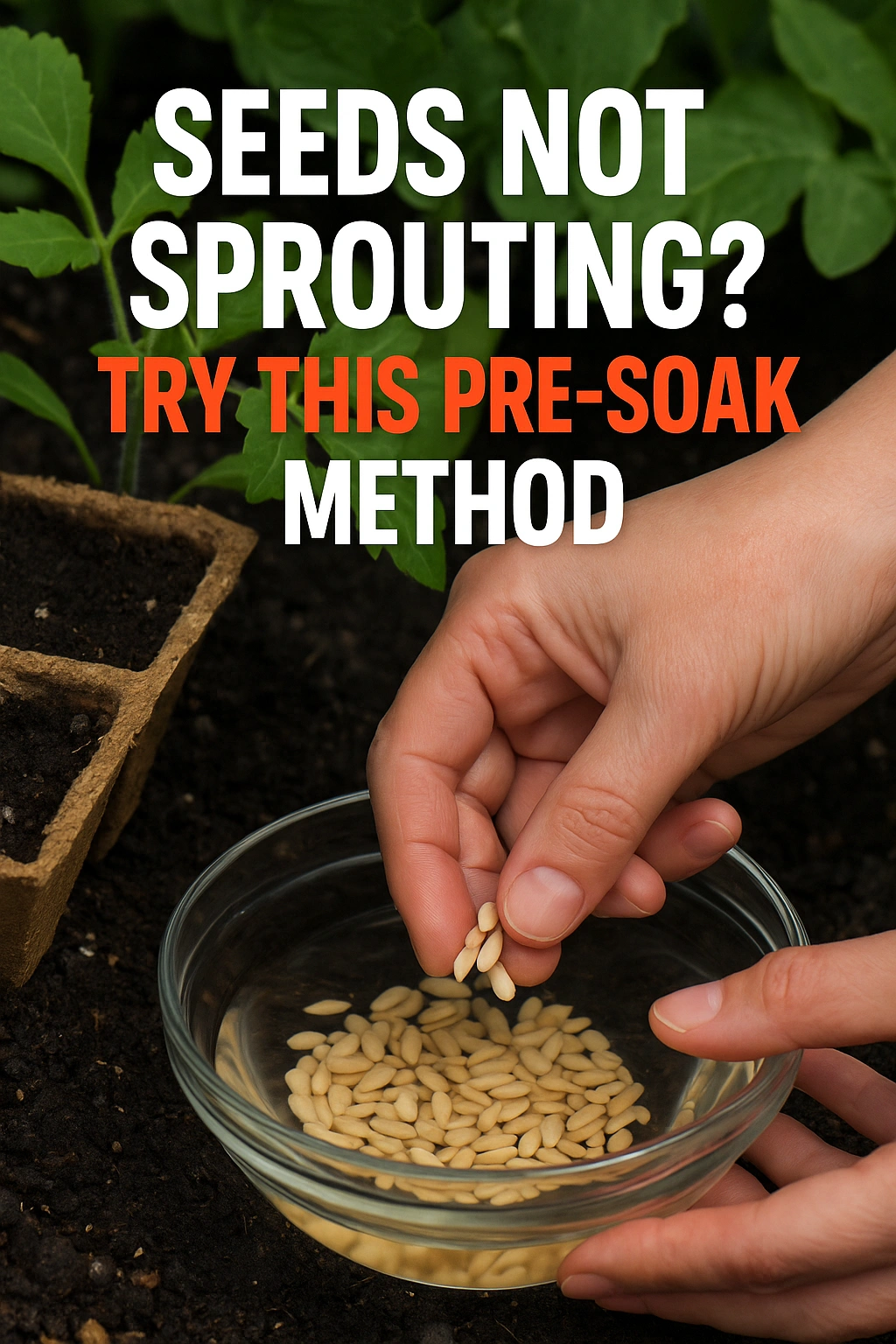 Seeds Not Sprouting Try This Pre-Soak Method