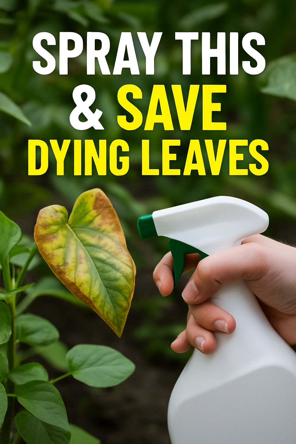 Spray This & Save Dying Leaves